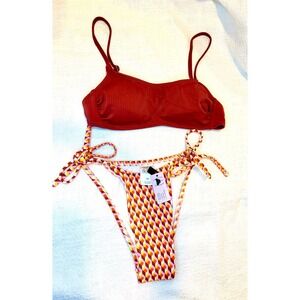 2 piece Bikini Set NWT - Mix & Match - Small Xs